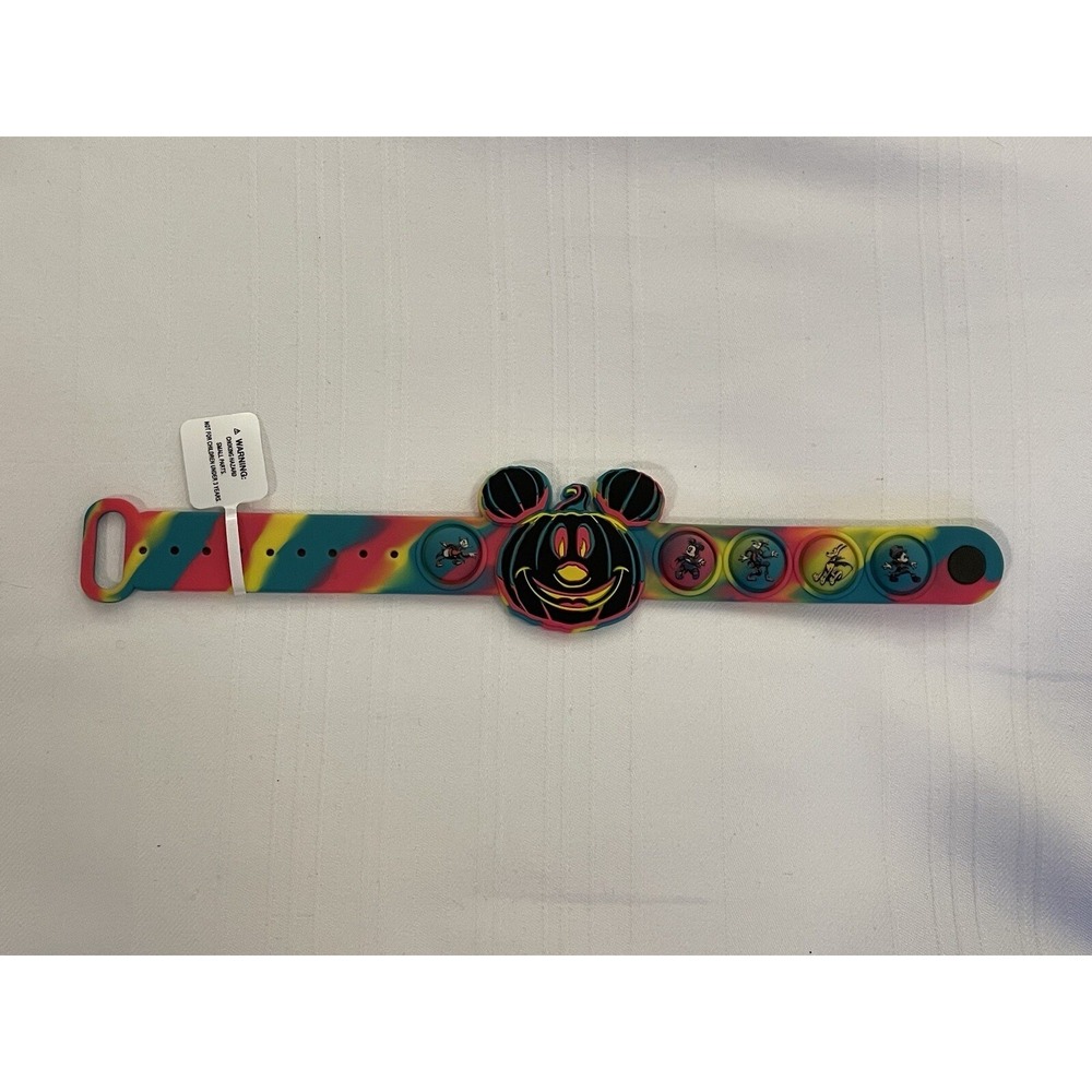NEW Walt Disney Parks Halloween Mickey & Friends Fidget Pop It Band‎ Bracelet